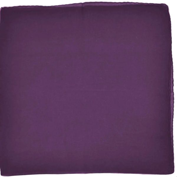 Baumwoll Tuch Niki Aubergine