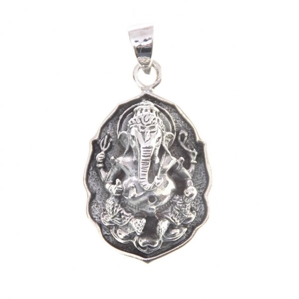 Ganesha silver pendant