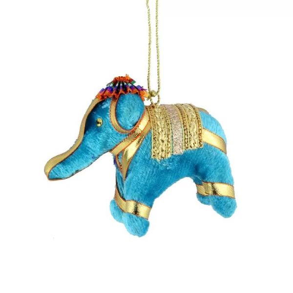 Indian stuffed elephant mobile