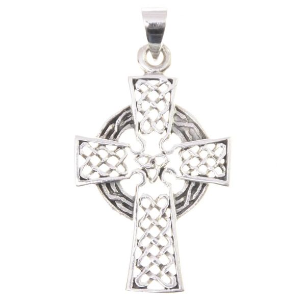 Kelten Kreuz Silberanhänger keltischer Knoten Schmuck