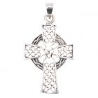 Celtic cross wheel cross silver pendant necklace jewelry