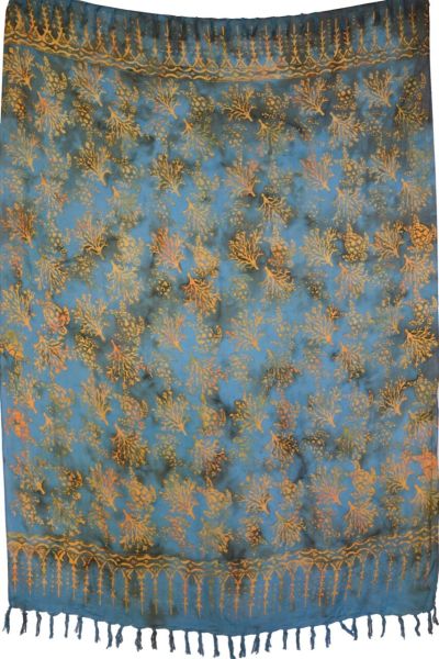 Sarong Tuch Koralle gebatikt