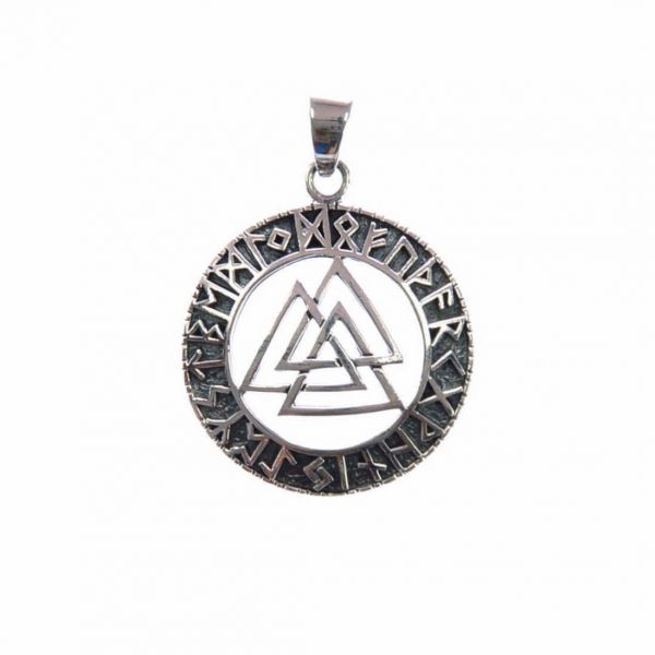 Futhark Silver Pendant