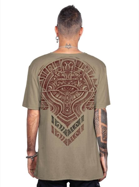 Plazmalab Herren T-Shirt Touch the Square Psychedelic Eleganz