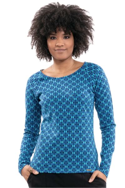 Chapati tailliertes Jaquard Longshirt Pia