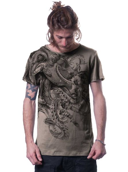 Plazmalab Octan Männer T-Shirt Psychedelisches Meisterwerk