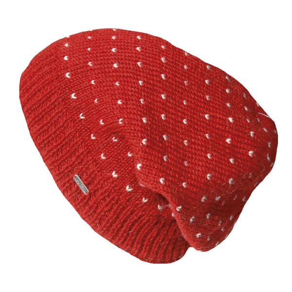 Beanie Strickmütze Lizzy Winter Beanie Mütze rot