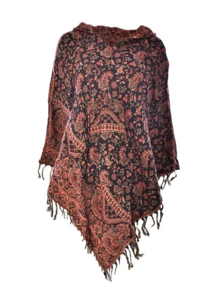 Coline Paisely-Poncho Kapuze
