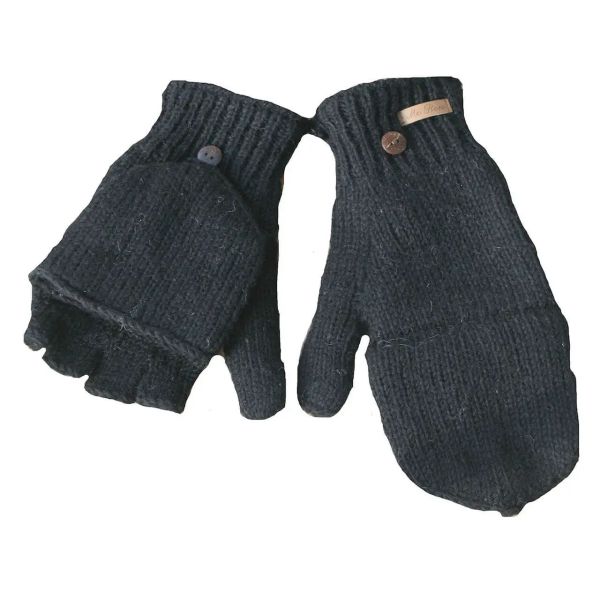 Strickklapphandschuhe Vanessa mit Fleecefutter