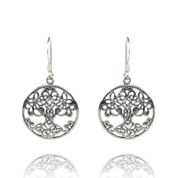 Celtic earrings tree of life