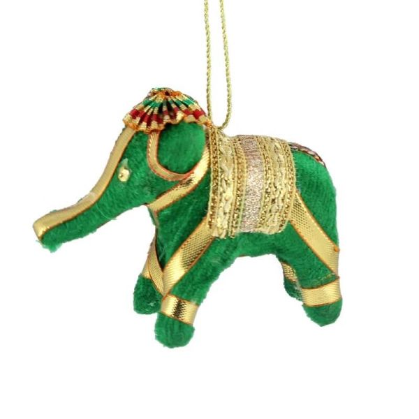 Indian stuffed elephant mobile