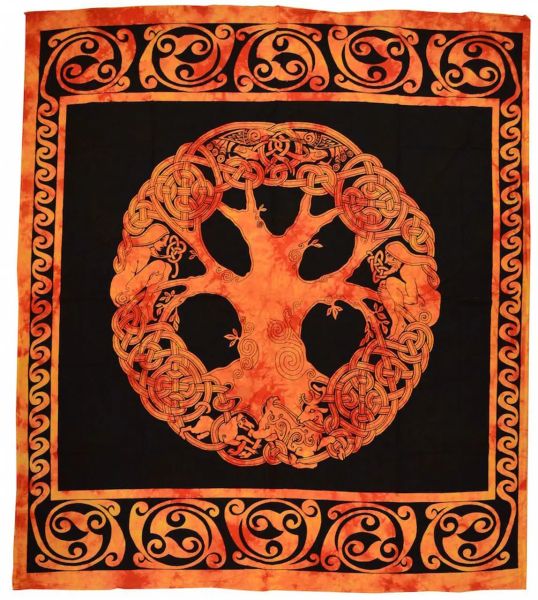 yggdrassil keltisches wandtuch Lebensbaum