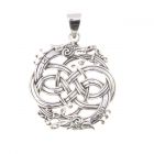 Dragon Viking pendant silver