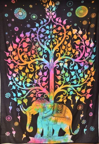 Elephant Tree of Life Wall Hanging