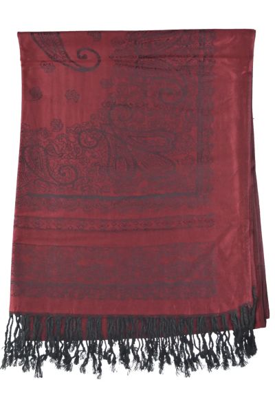 Zweifarbiger Paisley Schal