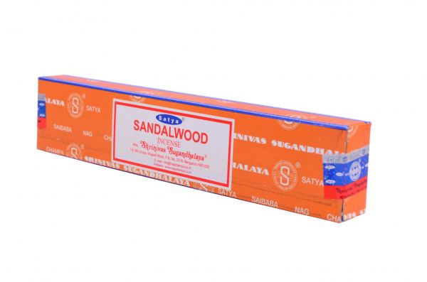 Satya sandalwood incense sticks strengthening cleansing