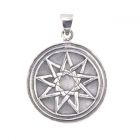 Seven Star Silver Pendant Celtic Alchemy