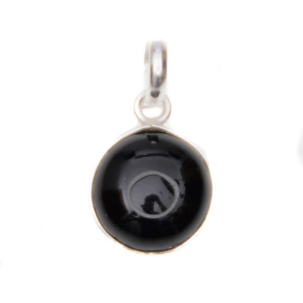 Onyx Anhänger Rund Edelstein Schmuck