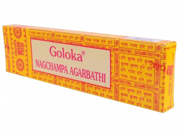 Goloka NagChampa indische Räucherstäbchen süsser Duft Gelb
