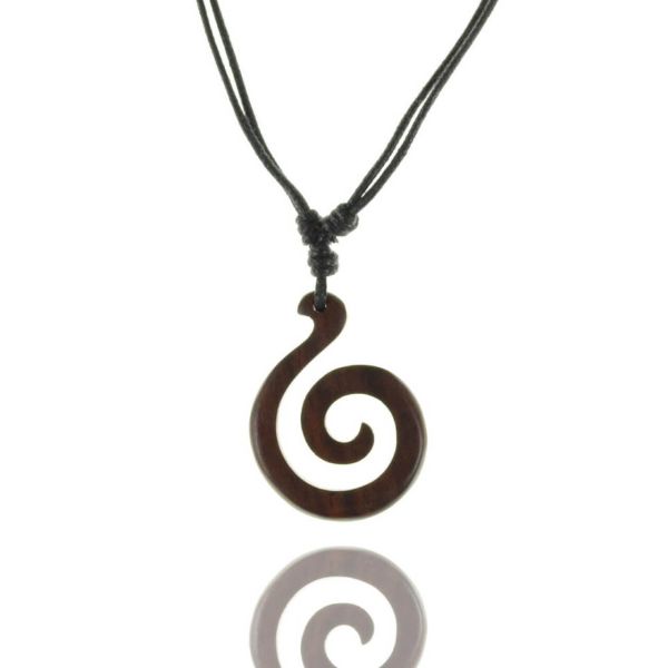 Kette Holz grosse Spirale