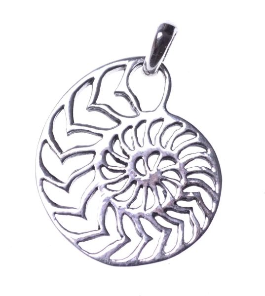 Schnecke Spirale Silber Schmuck Anhänger