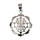 sri yantra silber anhänger