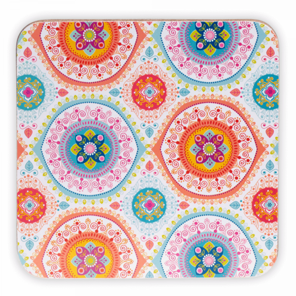 Kleine Mandalas Design Untersetzer Set