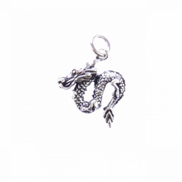 Dragon silver pendant