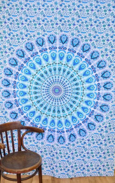 Mandala wall cloth single