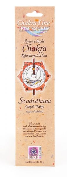 Swadhisthana Sakral-Chakra Räucherstäbchen