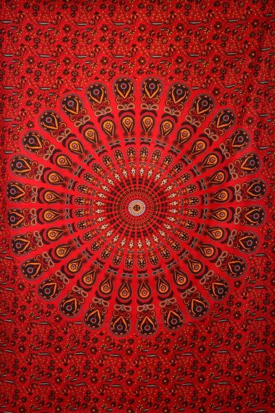Mandala wall cloth single