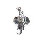 Elephant silver pendant power animal jewelry