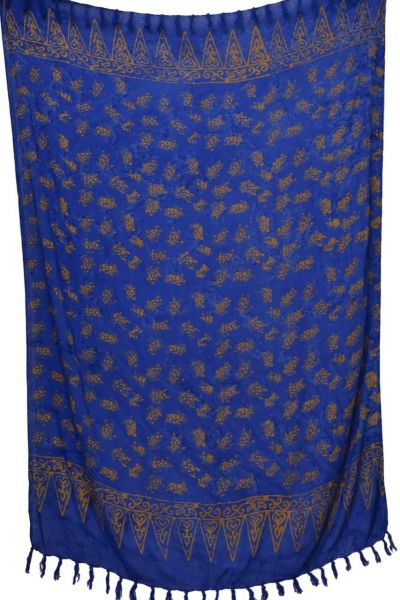 Dunkelblauer Schildkröten Sarong