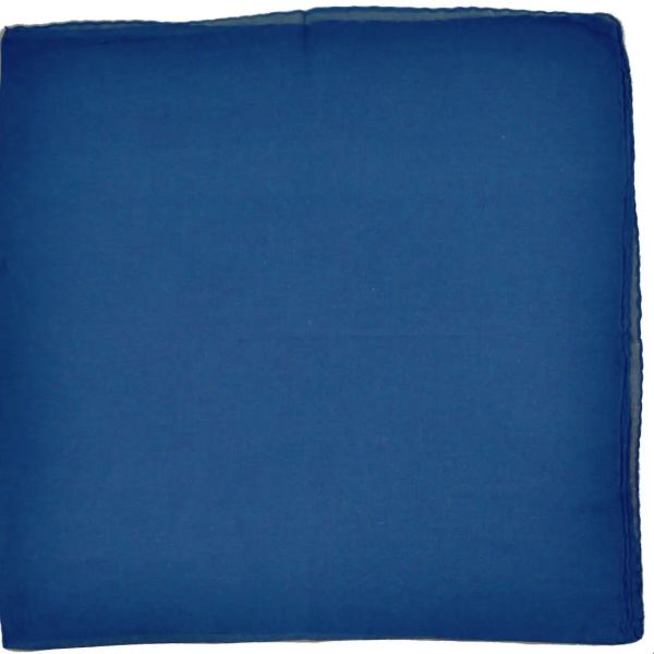 Uni Halstuch Baumwolle quadratisch, Niki Halstücher blau