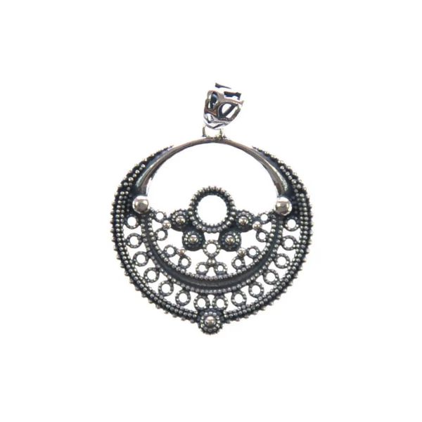 Silberanhänger indischer Antik-Stil Silberschmuck Rostock