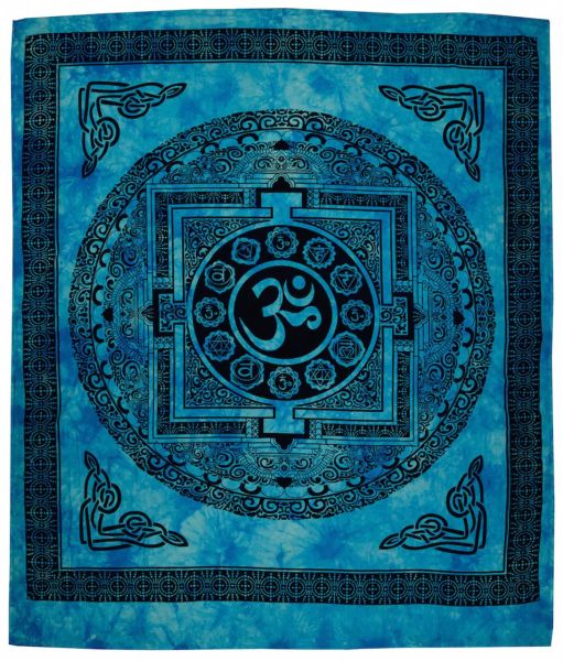 Om Wandtuch Yantra Om-Symbol Deko Tuch